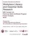 Workplace Literacy and Essential Skills Research