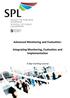 Advanced Monitoring and Evaluation: Integrating Monitoring, Evaluation and Implementation