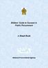 Bidders' Guide to Success in Public Procurement. A Hand Book. National Procurement Agency