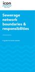 Sewerage network boundaries & responsibilities