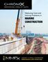 Reducing Cost and Solving Problems in MARINE CONSTRUCTION