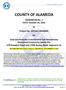 COUNTY OF ALAMEDA. REVISED BID DUE DATE: 2:00 p.m., THURSDAY, NOVEMBER 17, 2016