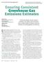 Understanding the magnitude and sources of greenhouse