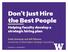 Don t Just Hire the Best People
