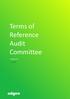 Terms of Reference Audit Committee. Adyen N.V.