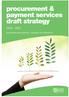 procurement & payment services draft strategy