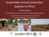 Sustainable animal production systems in Africa