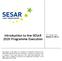 Introduction to the SESAR 2020 Programme Execution