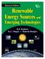 Renewable Energy Sources and
