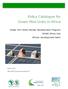Policy Catalogue for Green Mini-Grids in Africa