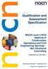 Qualification and Assessment Specification