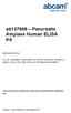 ab Pancreatic Amylase Human ELISA Kit