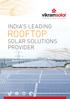 INDIA S LEADING ROOFTOP SOLAR SOLUTIONS PROVIDER