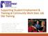 Supporting Student Employment & Training at Community Work Sites: Job Site Training