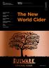The New World Cider. DBA Design Effectiveness Awards 2017 Submission. Section 1 Title page. Submission Title Bulwark. Industry sector Beverages