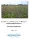 Land Use and Management Plan for Flying Eagle Preserve. Executive Summary