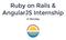 Ruby on Rails & AngularJS Internship. at Monday