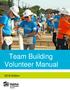 Team Building Volunteer Manual