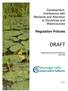 DRAFT. Regulation Policies. Development, Interference with Wetlands and Alteration to Shorelines and Watercourses