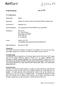 )Cot Y-9. Atrileu re~ 510(k) Summary JUN General Information. Classification Class 2
