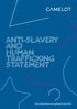 ANTI-SLAVERY AND HUMAN TRAFFICKING