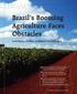 Brazil s Booming Agriculture Faces Obstacles