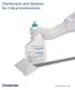 Disinfectants and Solutions for Critical Environments
