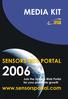 Sensors Web Portal Media Kit 2006, tel.: +1(416) (USA and Canada), (Europe)