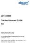Cortisol Human ELISA Kit