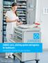 ZARGES carts, shelving system and logistics for healthcare coordinated solutions for your facilities.