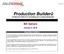 Production Builder. A Diagnostic Platform for Developing and Coaching Salespeople. Bill Sample. January 3, Interpretation Guidelines
