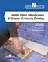 Noble Sheet Membranes & Shower Products Catalog