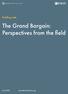 The Grand Bargain: Perspectives from the field