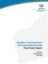 Workforce Development in Community Mental Health Final Project Report. Colin Penter Bianca McKinney Mike Jones