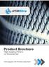 Product Brochure. High Quality Filters ve Accessories. One Supplier, All Filtration Solutions