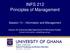 INFS 212 Principles of Management