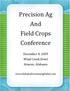 Precision Ag And Field Crops Conference