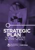 STRATEGIC PLAN. April 2018 update