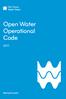 Open Water - Operational Code Open Water Operational Code