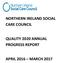 NORTHERN IRELAND SOCIAL CARE COUNCIL QUALITY 2020 ANNUAL PROGRESS REPORT