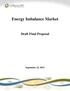 Energy Imbalance Market