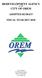 REDEVELOPMENT AGENCY OF THE CITY OF OREM