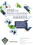 AWARDS 2018 HIA. Western Australian ENTRANT BOOKLET INFORMATION. Housing Kitchen & Bathroom GreenSmart