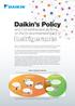 Daikin s Policy. and Comprehensive Actions on the Environmental Impact of
