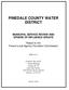 PINEDALE COUNTY WATER DISTRICT