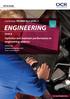 ENGINEERING. Unit 8 Optimise and maintain performance in engineering systems Suite. Cambridge TECHNICALS LEVEL 2