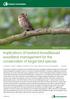 Implications of lowland broadleaved woodland management for the conservation of target bird species