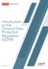 Introduction to the General Data Protection Regulation (GDPR)