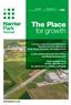 The Place for growth. A 67-acre industrial and distribution development site adjacent to Rolls-Royce, Hucknall, Nottinghamshire