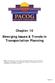 Chapter 10 Emerging Issues & Trends in Transportation Planning